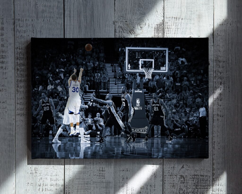Steph Curry poster - NBA Golden State Warriors Wall Art - Basketball Home Decor print - Sports Memorabilia - Image 3
