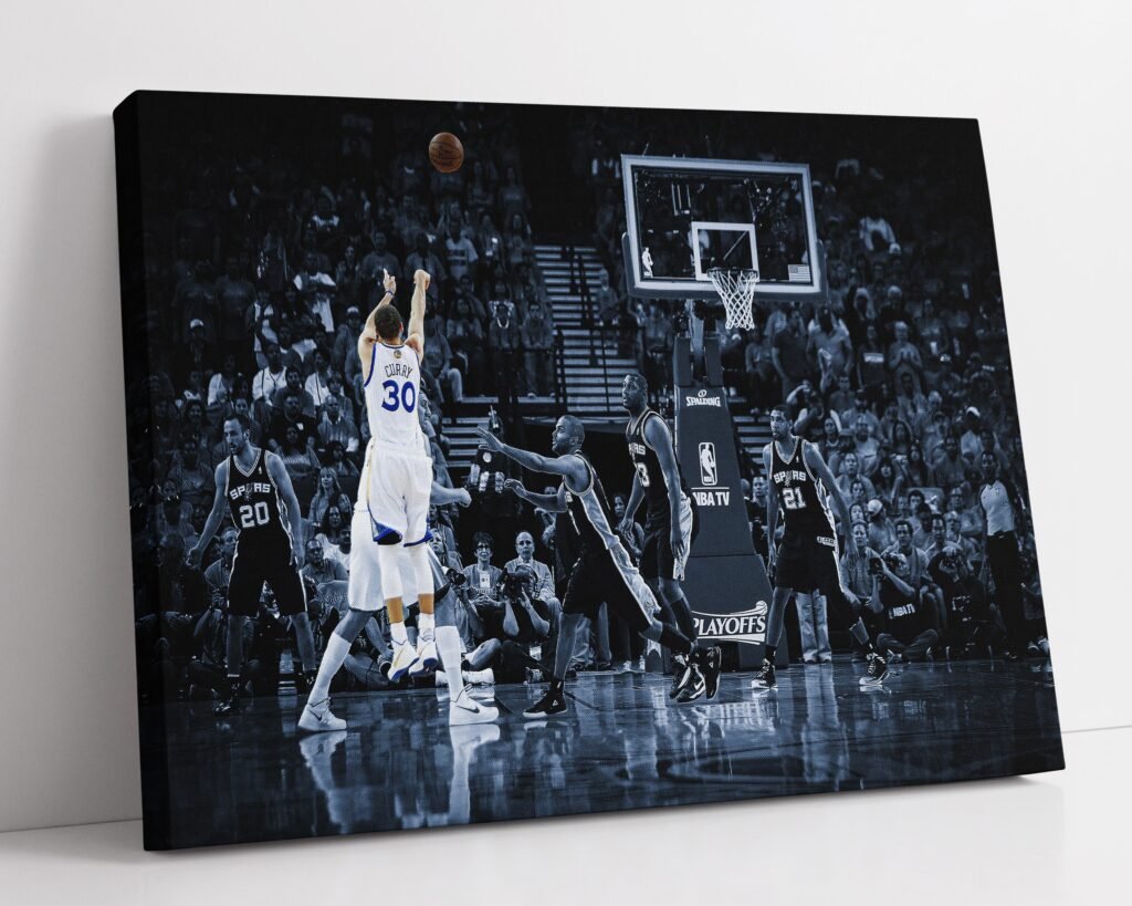 Steph Curry poster - NBA Golden State Warriors Wall Art - Basketball Home Decor print - Sports Memorabilia - Image 5