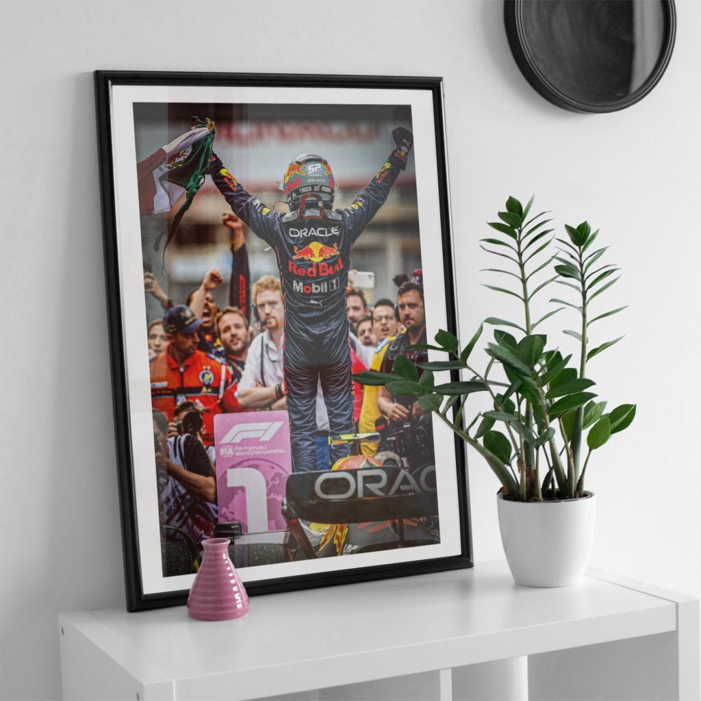 Checo Sergio Perez Formula 1 poster, F1 Red Bull Racing Monaco GP Win Canvas Wall Art - Image 6