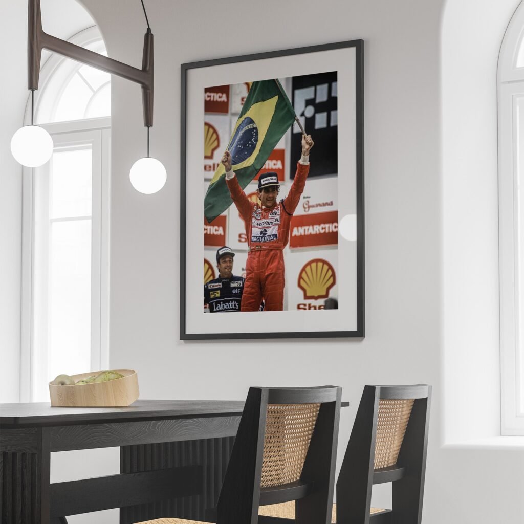 Ayrton Senna Poster Print - McLaren F1 Canvas wall art  - Formula 1 F1 Gift idea for him and her - Image 6