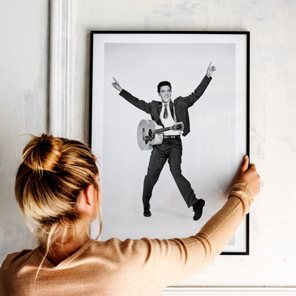 Elvis Presley Poster, Rock And Roll on Stage Canvas Wall Art, Rock music print - Image 6