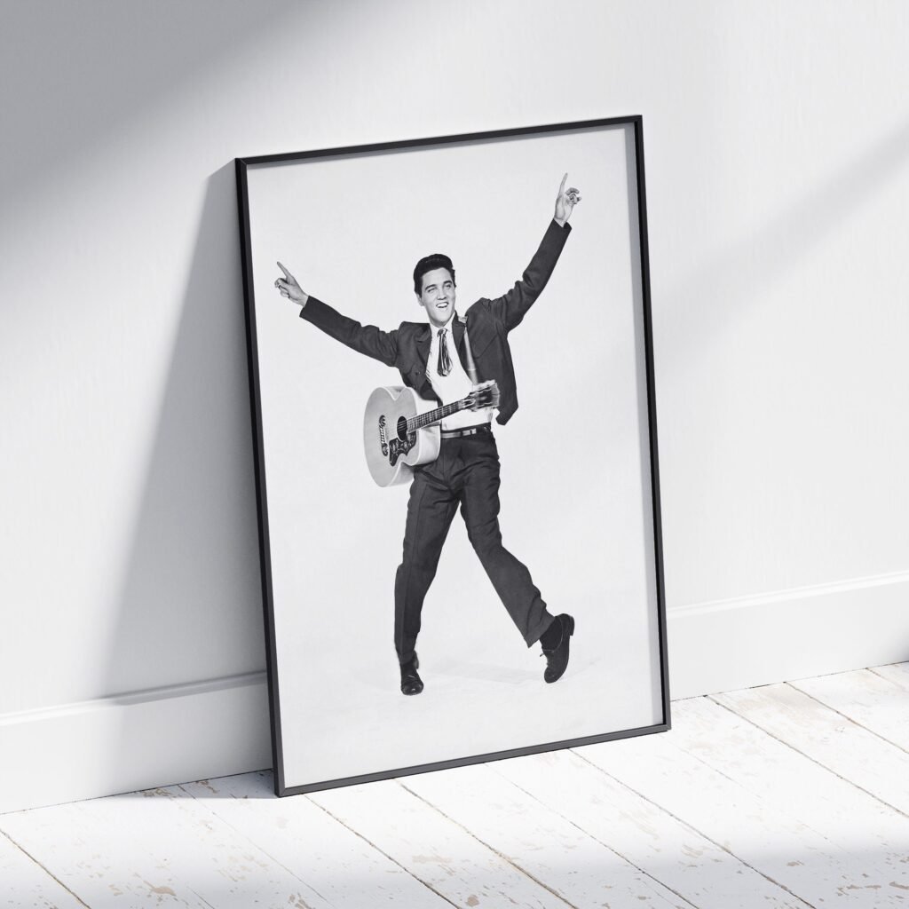 Elvis Presley Poster, Rock And Roll on Stage Canvas Wall Art, Rock music print - Image 8
