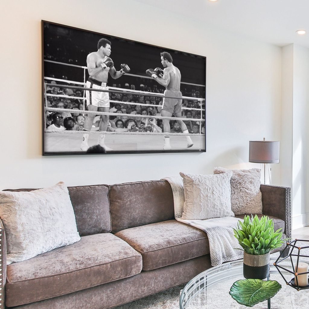 Muhammad Ali vs George Foreman Canvas Wall art print, boxing legends poster, Iconic sports legends - Image 8