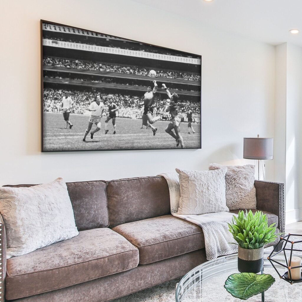 Diego Maradona god's hand poster print, Argentina Football star World Cup Canvas Wall art print, Soccer Sports poster - Image 8