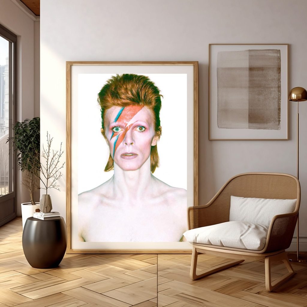 David Bowie Ziggy Stardust poster, Music icon Canvas Wall Art print, Music Home decor - Image 4