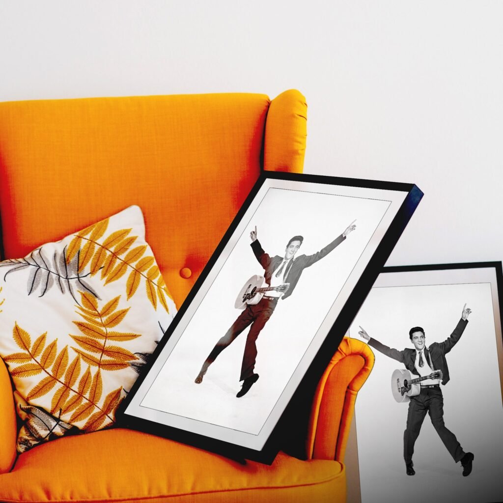 Elvis Presley Poster, Rock And Roll on Stage Canvas Wall Art, Rock music print - Image 4