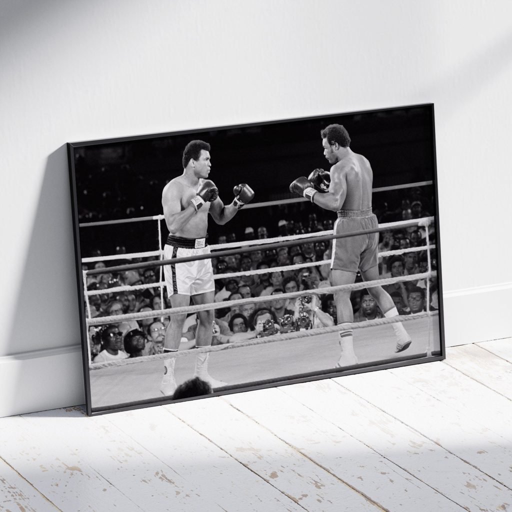 Muhammad Ali vs George Foreman Canvas Wall art print, boxing legends poster, Iconic sports legends - Image 5