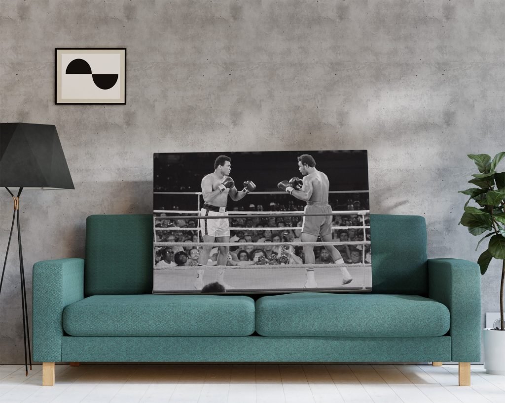 Muhammad Ali vs George Foreman Canvas Wall art print, boxing legends poster, Iconic sports legends - Image 7