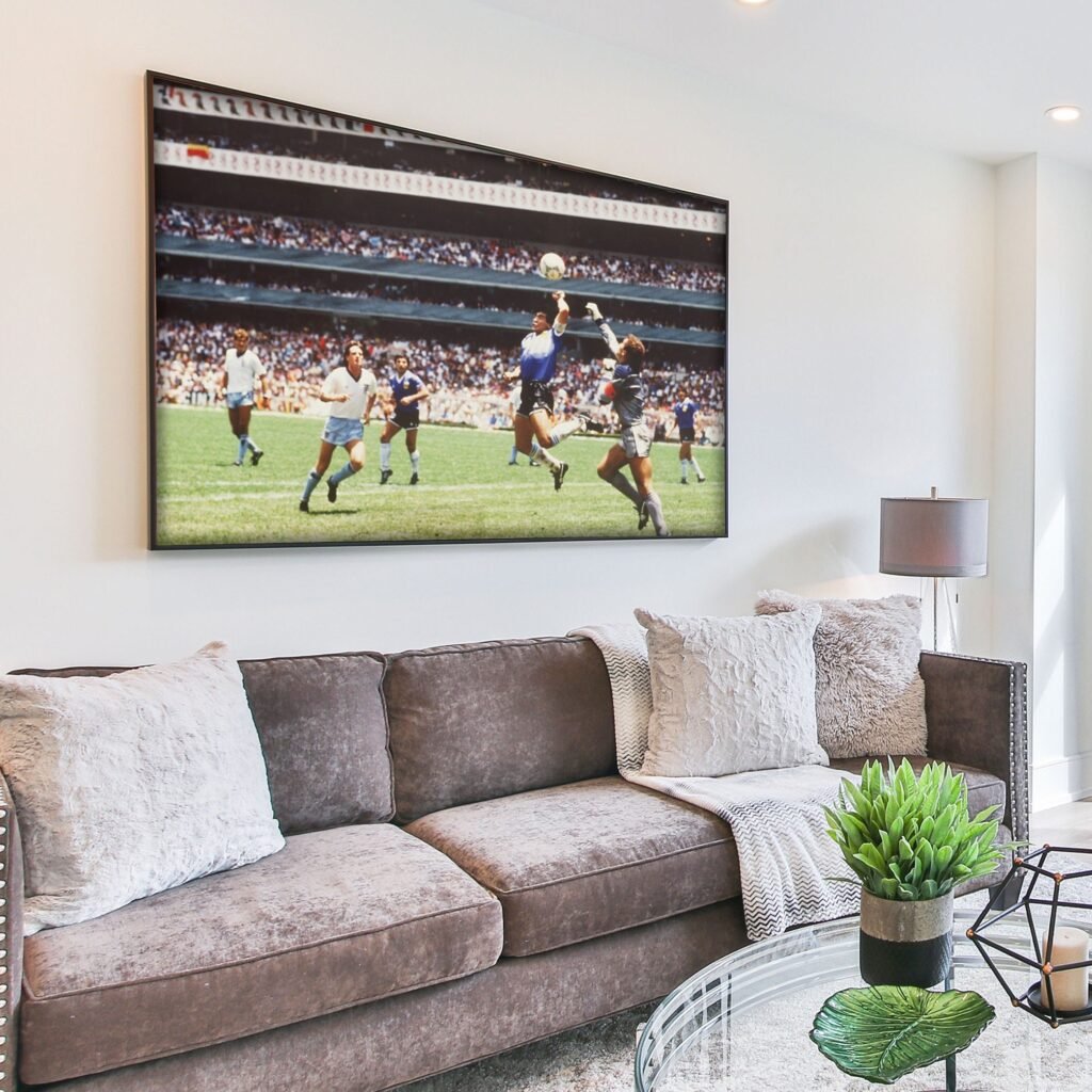Diego Maradona god's hand poster print, Argentina Football star World Cup Canvas Wall art print, Soccer Sports poster - Image 8