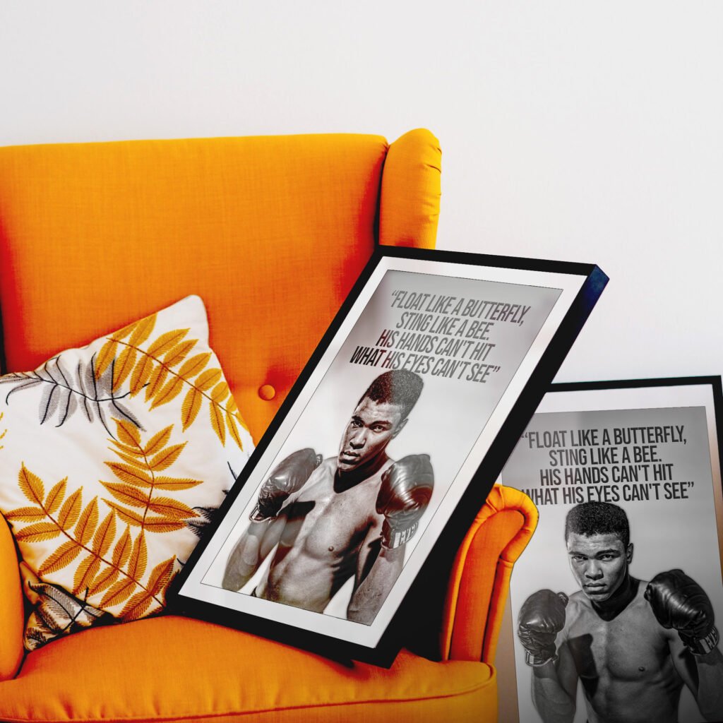 Muhammad Ali Qoute poster print, boxing legends Canvas wall art, Sports poster - Image 7