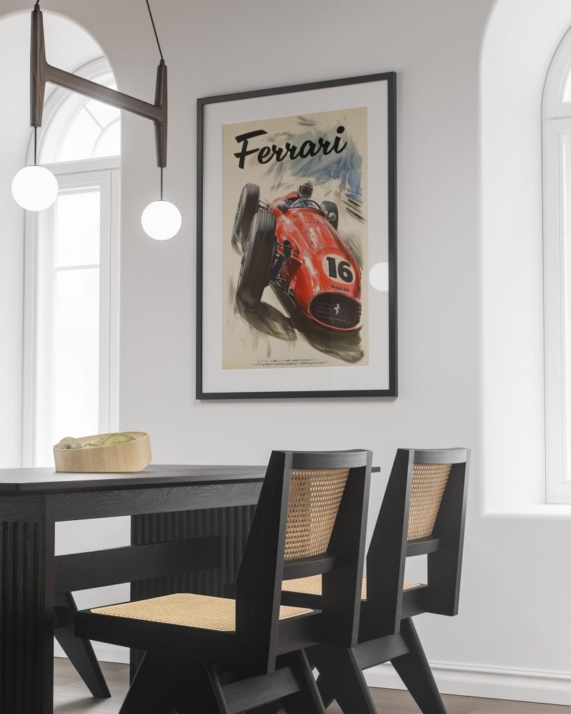 Vintage Ferrari F1 Canvas Wall Art - Retro Formula 1 Poster - Scuderia Ferrari F1 Print - Premium Racing Decor - Image 8