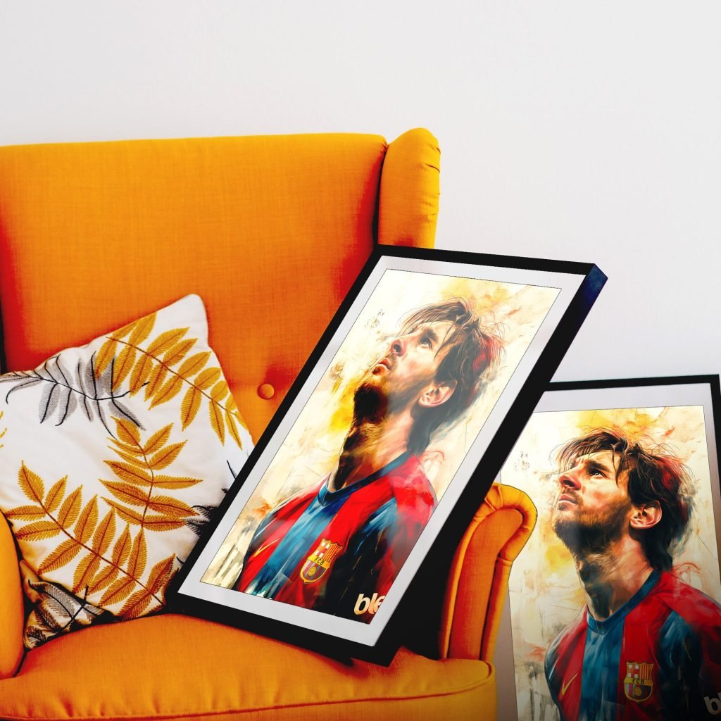 Lionel Messi Poster: Barcelona and Argentina Soccer Canvas Wall Art Print, Iconic Football Star - Image 5