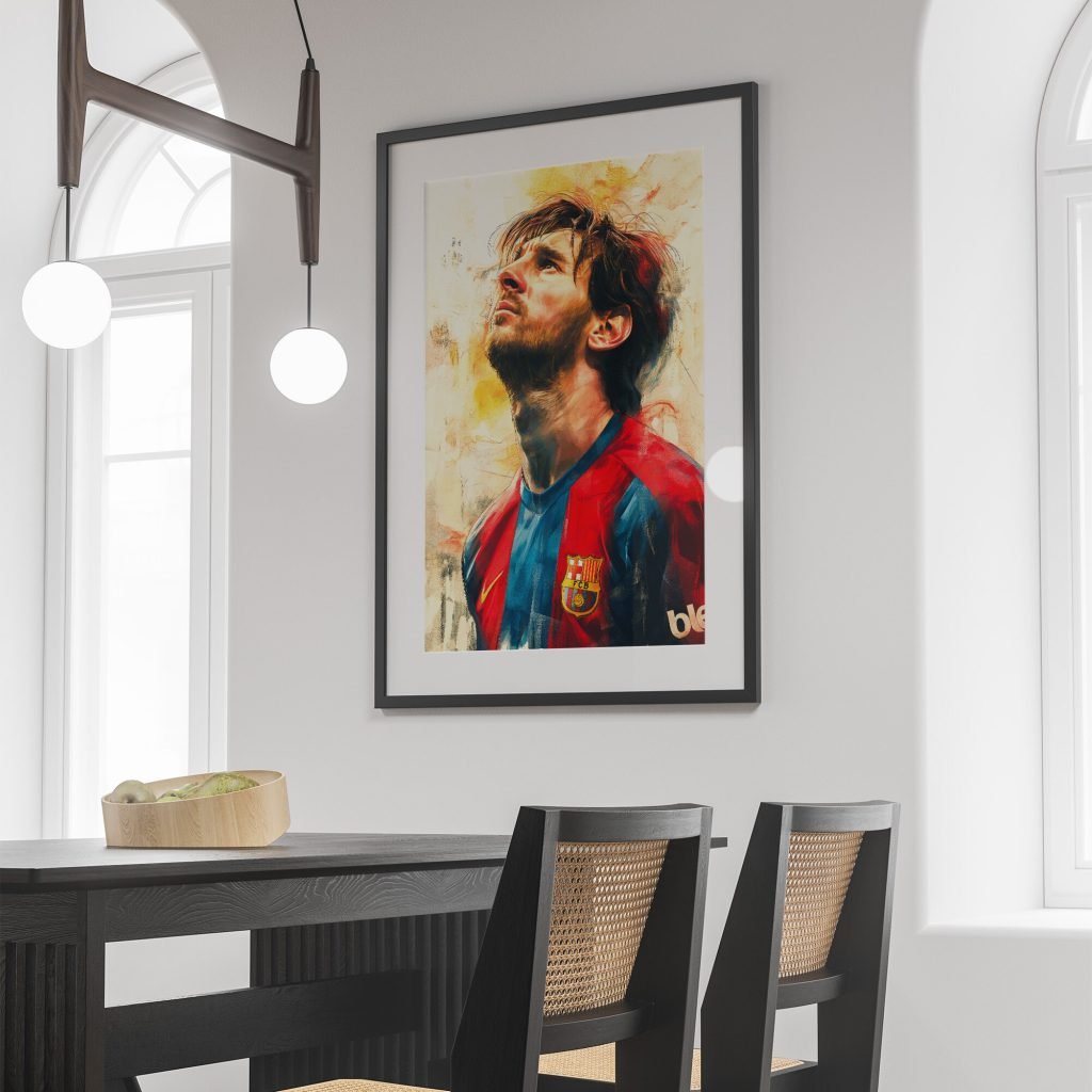 Lionel Messi Poster: Barcelona and Argentina Soccer Canvas Wall Art Print, Iconic Football Star - Image 6