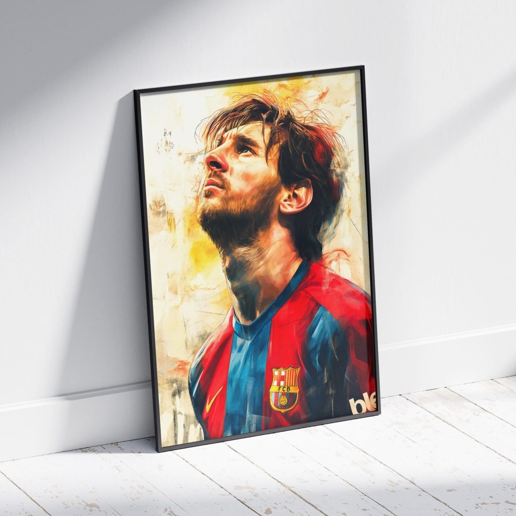 Lionel Messi Poster: Barcelona and Argentina Soccer Canvas Wall Art Print, Iconic Football Star - Image 7