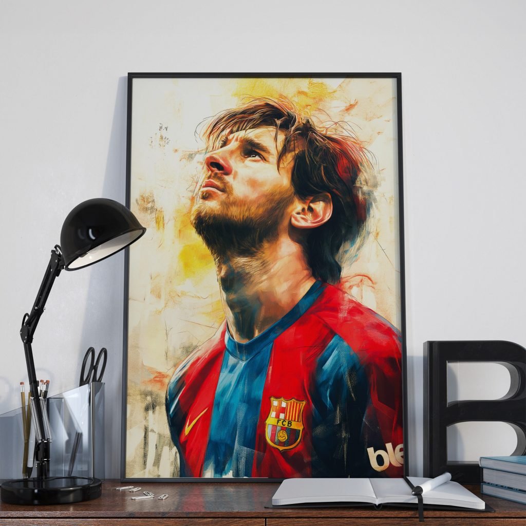 Lionel Messi Poster: Barcelona and Argentina Soccer Canvas Wall Art Print, Iconic Football Star - Image 8