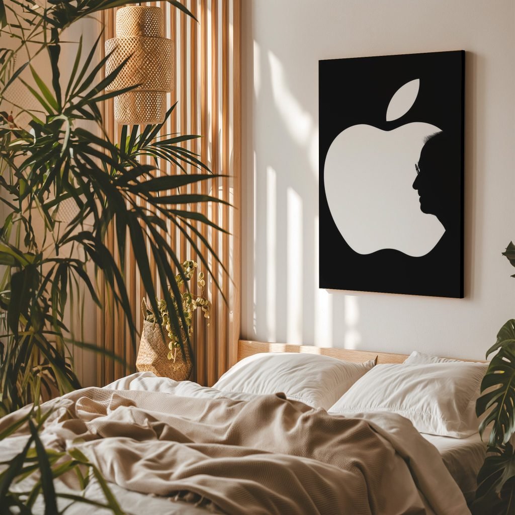 Apple Inc, Think different poster print, Steve Jobs, Canvas Wall art, Silicon Valley Gift Idea - Image 3