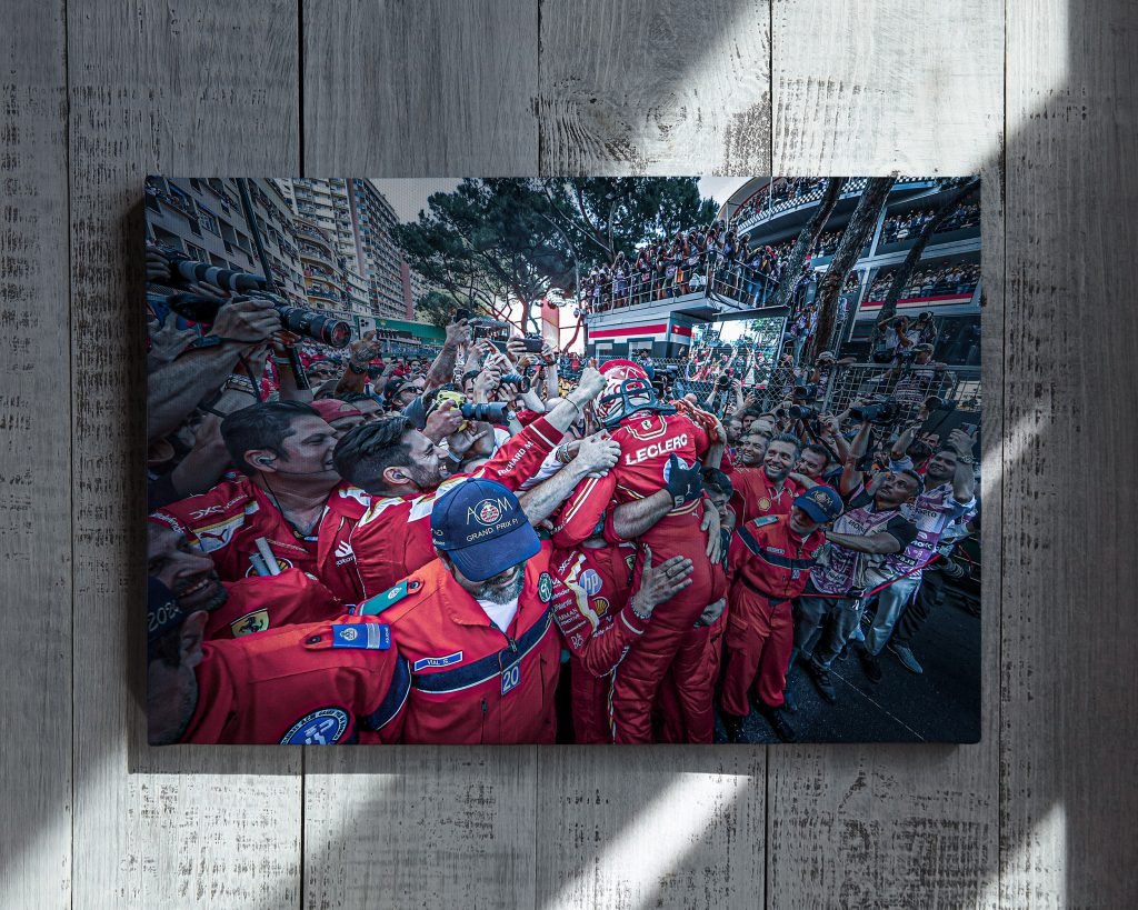 Charles Leclerc Ferrari F1 Monaco GP Win Poster Print or Canvas Wall Art, Formula 1 Decor, Gift for Motorsport fans - Image 3