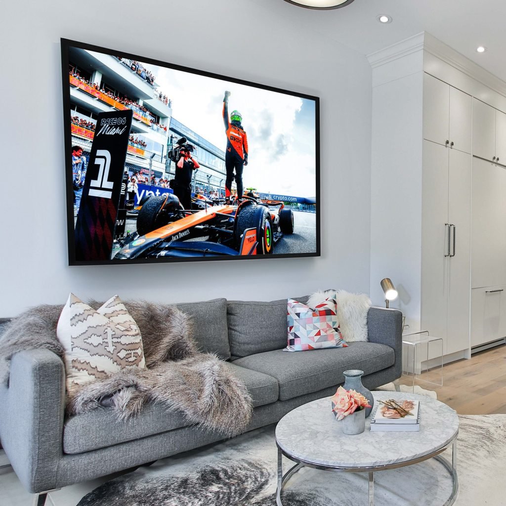 Lando Norris poster, Mclaren F1 Miami GP race win, Formula 1 Canvas Wall art, Gift idea for F1 fans - Image 4