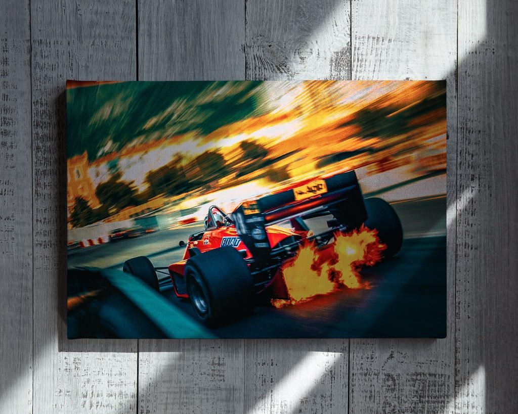 Niki Lauda Poster Print - Formula 1 Ferrari and Mercedes F1 Austrian Icon Canvas Wall Art - Racing Fan Gift Idea - Image 4