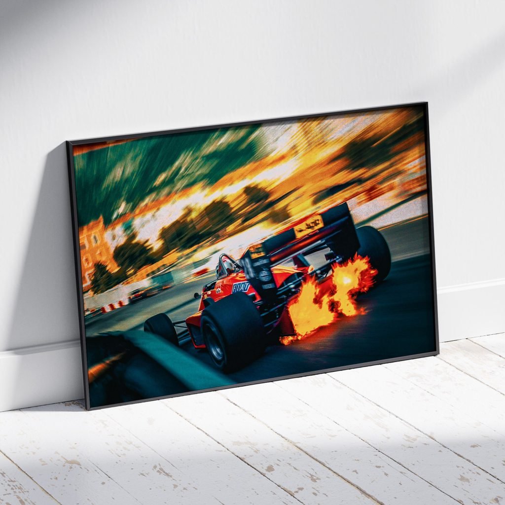 Niki Lauda Poster Print - Formula 1 Ferrari and Mercedes F1 Austrian Icon Canvas Wall Art - Racing Fan Gift Idea - Image 7