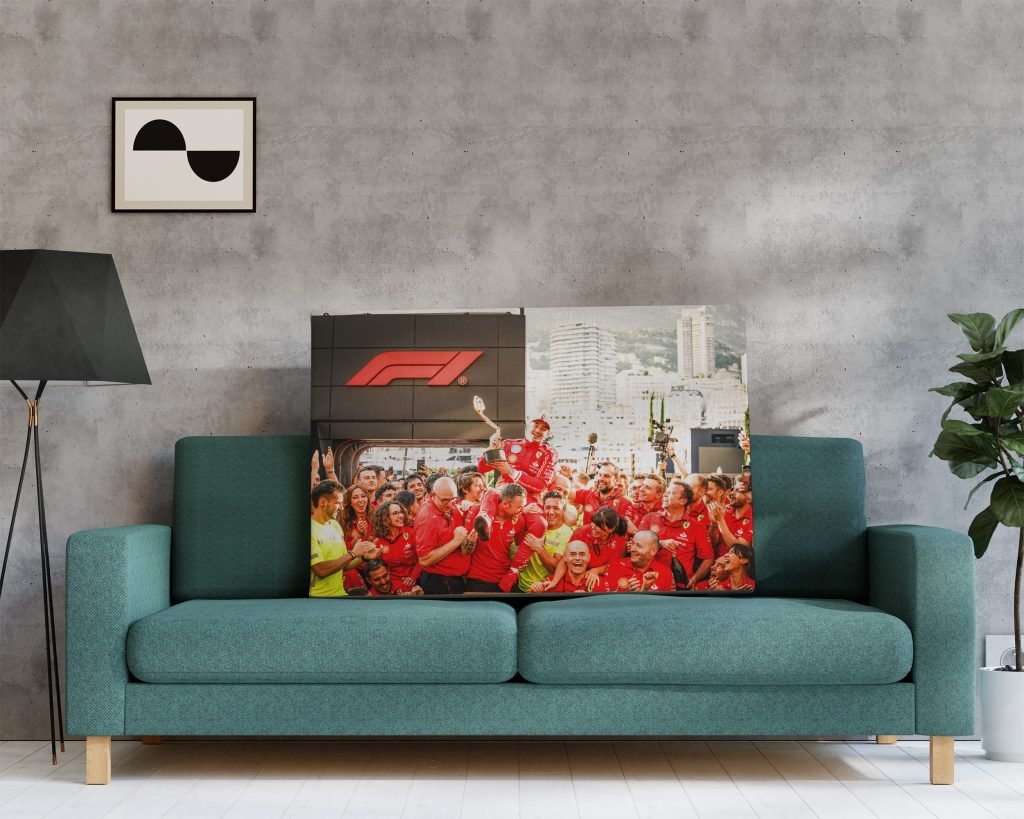 Charles Leclerc Ferrari F1 Monaco Formula 1 GP Win Poster Print or Canvas Wall Art, Motorsport Decor Gift - Image 7