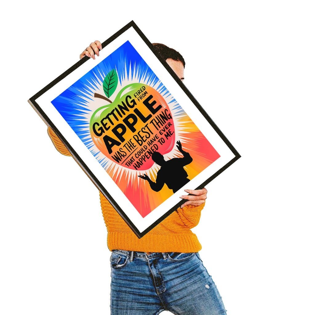 Motivational Steve Jobs poster print, Apple CEO Qoute Canvas Wall art print for Office decor - Image 7