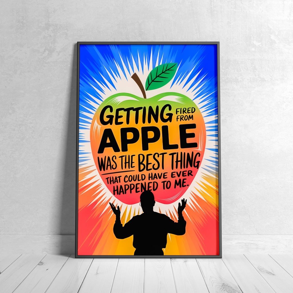 Motivational Steve Jobs poster print, Apple CEO Qoute Canvas Wall art print for Office decor - Image 8