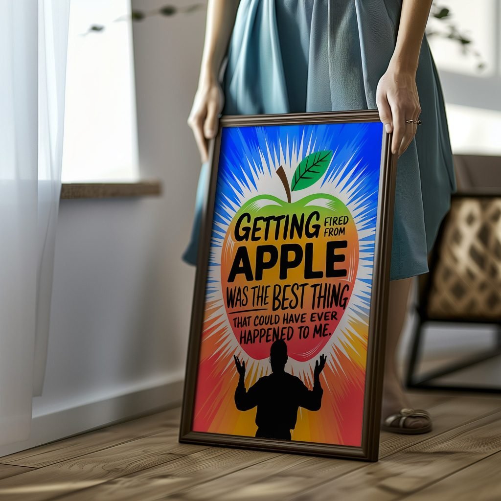 Motivational Steve Jobs poster print, Apple CEO Qoute Canvas Wall art print for Office decor - Image 6