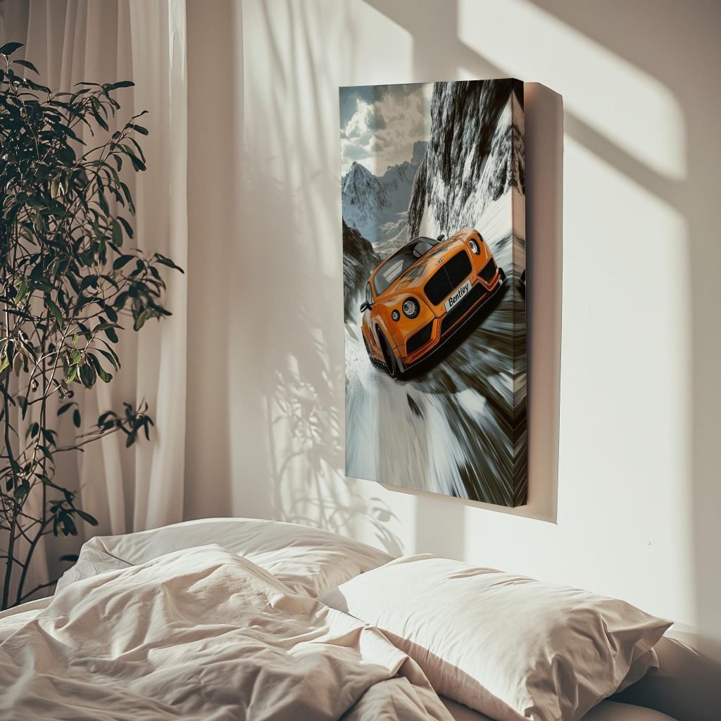 Bentley Canvas Wall Art print  - Auto Artwork for Living Room or Man Cave - Luxury Racing Car Home Decor - Image 7