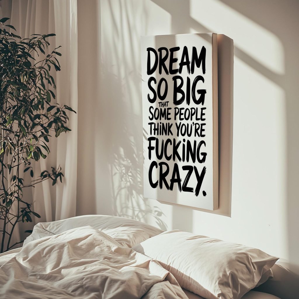 Motivational Wall Art for office - Dream Big Inspirational Quote Canvas, Office Decor, Unique Gift for Entrepreneurs - Image 7